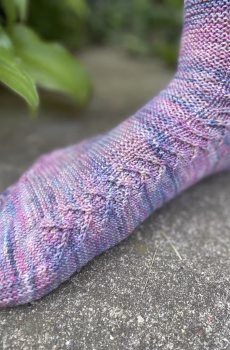 Miles Above Sock Pattern